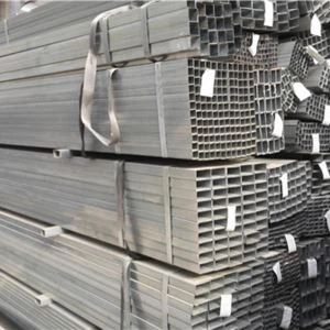 Seção oca quadrada pré-galvanizada / tubo de aço retangular Q235 / tubo de aço galvanizado