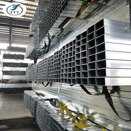 Seção Oca Quadrada Galvanizada