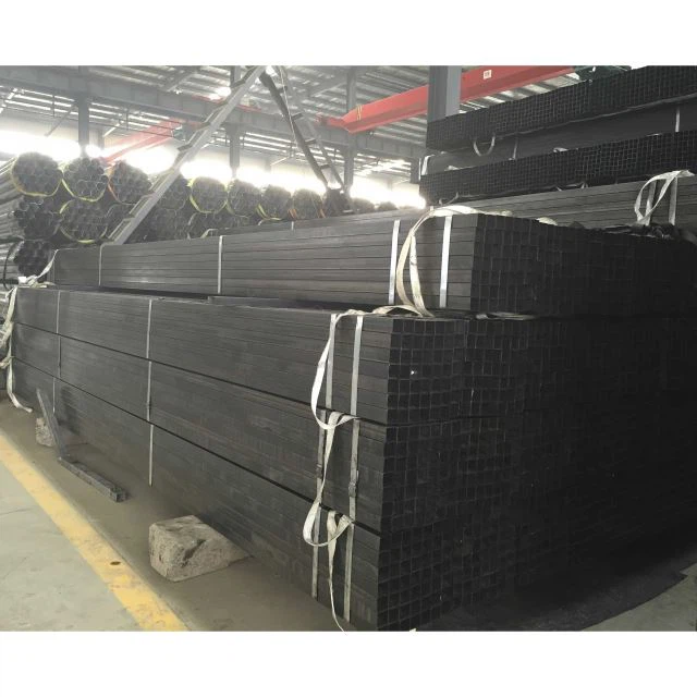 Tubo de aço negro de carbono ERW com pintura preta
