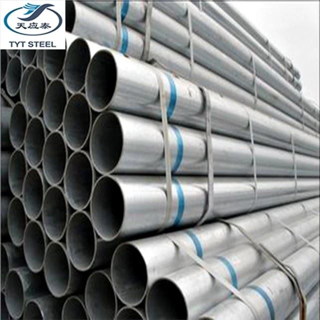 Tubo de andaime galvanizado por imersão a quente de 48,3 mm