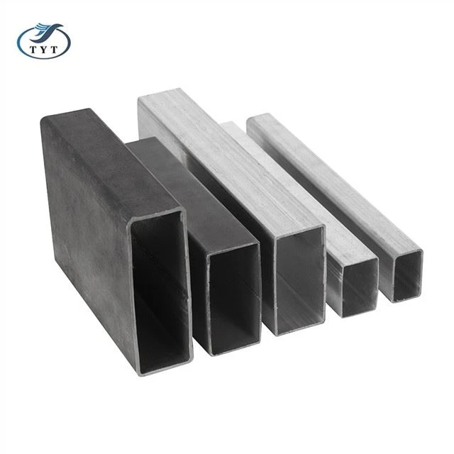 Tubos retangulares oleados de aço macio galvanizado, tubo quadrado de aço 40x40