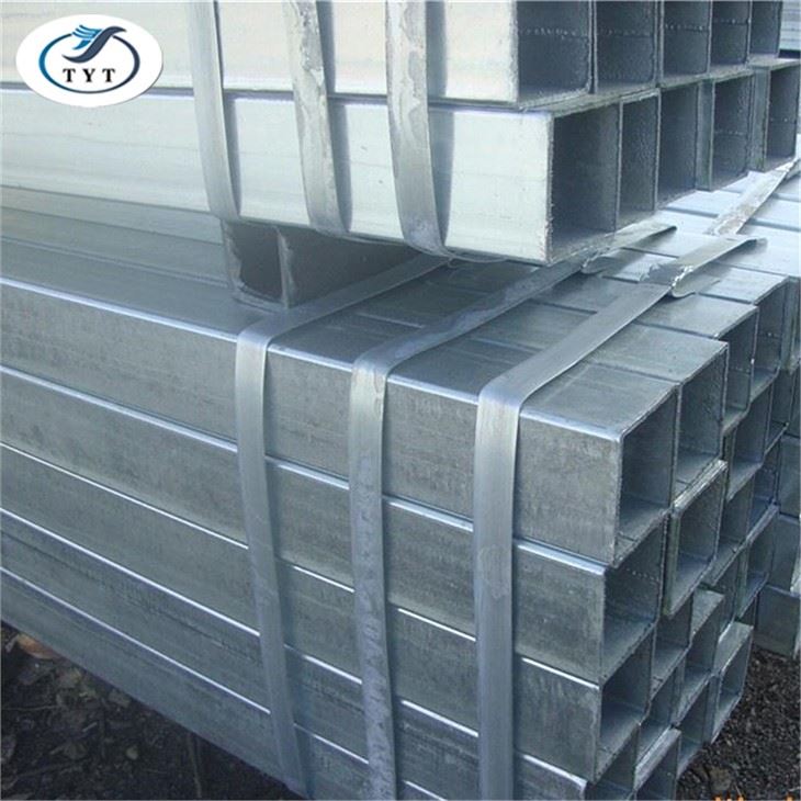 Tubo quadrado galvanizado a quente/tubo oco HDG