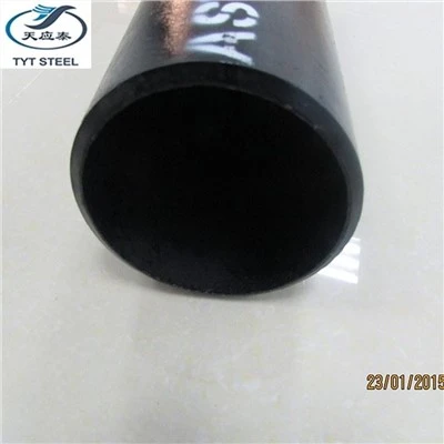 BS1387 Tubo Erw de Aço Carbono Preto