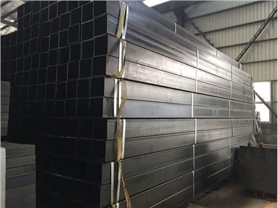 Tubo de aço quadrado preto tubo quadrado de ferro